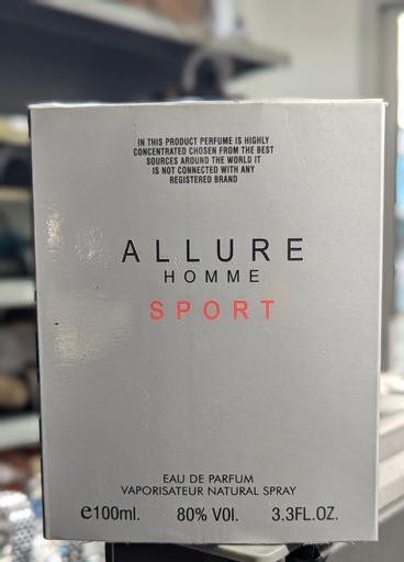 Allure Homme Sport Eau De Parfum for Men (100ml)