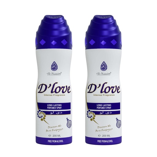 D’Love Intense Fragrance Perfumed Body Spray Duo