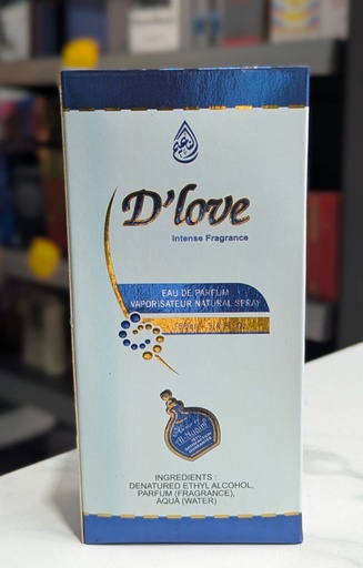 D'love Intense Fragrance Eau De Parfum 100ml