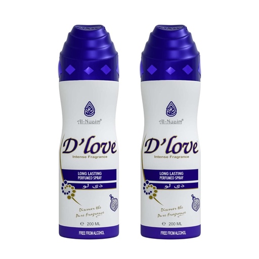 D’Love Intense Fragrance Perfumed Body Spray Duo
